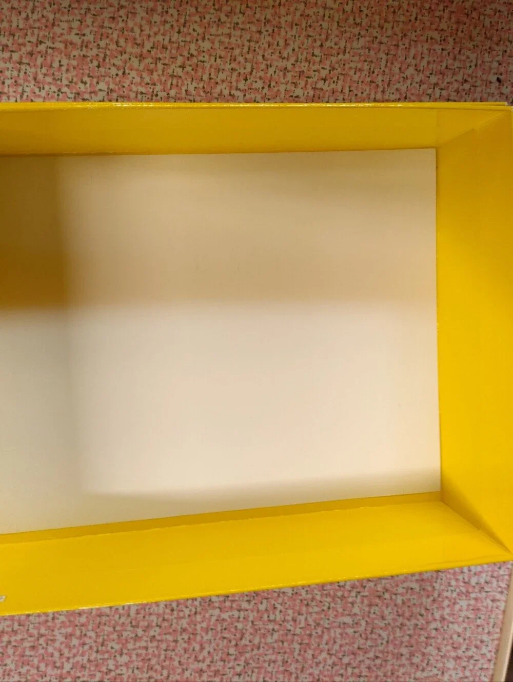 Versace Yellow Diamond Empty Gift Box Rigid Yellow Gold Baroque Storage Display